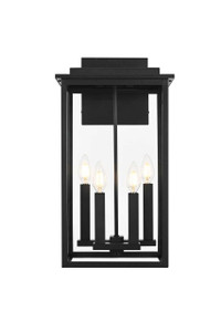 Kaysen 11 Inch Outdoor Wall Sconce In Black (OD501W21BK)