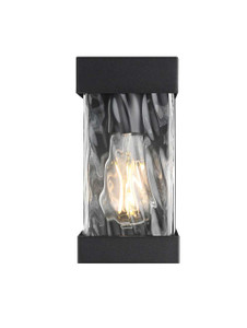 Thompson 9 Inch Outdoor Wall Sconce In Black (OD372W9BK)