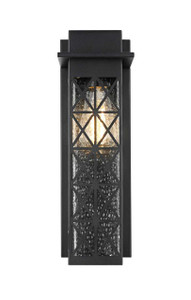 Wildey 16 Inch Outdoor Wall Sconce In Black (OD361W16BK)