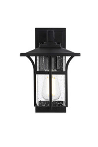 Woodstock 7 Inch Outdoor Wall Sconce In Black (OD345W11BK)