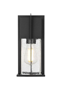 Janney 5 Inch Outdoor Wall Sconce In Black (OD340W12BK)