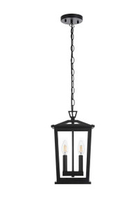 Berks 8.5 Inch Outdoor Pendant In Black (OD333H15BK)