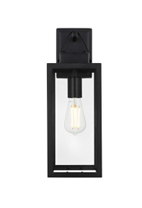 Hilton 6 Inch Outdoor Wall Sconce In Black (OD330W18BK)