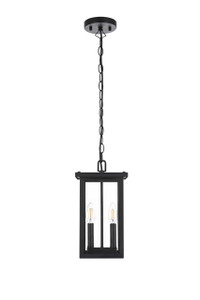 Venango 7 Inch Outdoor Pendant In Black (OD324H14BK)