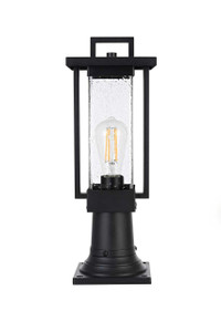 Tilton 6.5 Inch Outdoor Post Light In Black (OD319P18BK)
