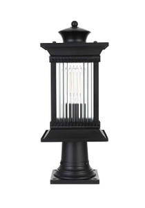 Collins 7.5 Inch Outdoor Post Light In Black (OD316P19BK)