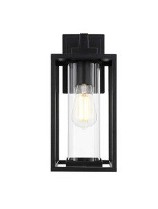 Memphis 6 Inch Outdoor Wall Sconce In Black (OD310W14BK)