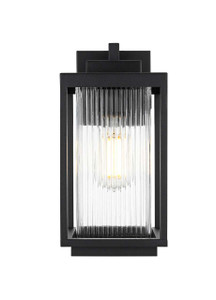Ludlow 6 Inch Outdoor Wall Sconce In Black (OD308W13BK)