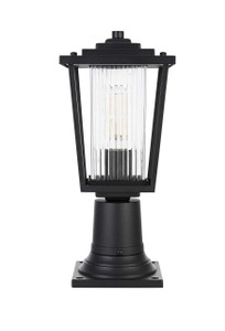 York 6.5 Inch Outdoor Post Light In Black (OD305P16BK)
