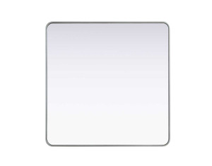 Contour Metal Square Mirror 42X42 In Silver (MR8A4242SIL)