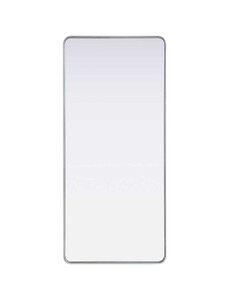 Contour Metal Rectangle Mirror 32X72 In Silver (MR8A3272SIL)