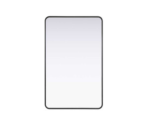 Contour Metal Rectangle Mirror 30X48 In Black (MR8A3048BLK)
