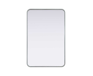 Contour Metal Rectangle Mirror 24X36 In Silver (MR8A2436SIL)