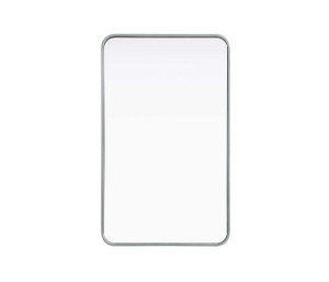 Contour Metal Rectangle Mirror 22X36 In Silver (MR8A2236SIL)