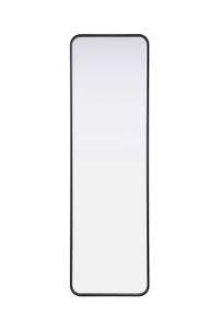 Contour Metal Rectangle Mirror 18X60 In Black (MR8A1860BLK)