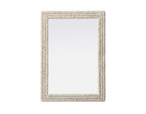 Rectangle Cornhusk Mirror 30X42 In Linen White (MR4A3042LN)