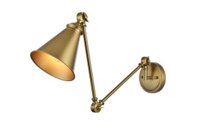 Vesa 6 Inch Wall Sconce In Satin Gold (LD7323W6SG)