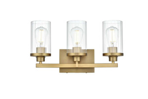 Thane 18 Inch Wall Sconce In Satin Gold (LD7316W18SG)
