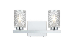 Cassie 14 Inch Wall Sconce In Chrome (LD7026W14C)
