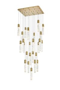 Aurora 36 Inch Chandelier In Satin Gold (2088G36SG)