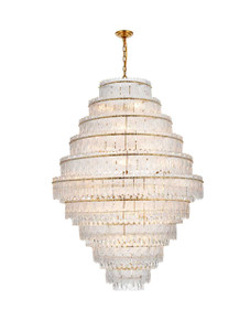 Emilia 42 Inch Chandelier In Satin Gold (1780D42SG)