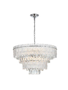 Emilia 25 Inch Chandelier In Chrome (1780D25C)