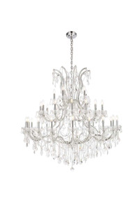 Maria Theresa 41 Light Chrome Chandelier Clear Royal Cut Crystal (2800G52C/RC)