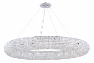 Paris 24 Light Chrome Chandelier Clear Royal Cut Crystal (2114G59C/RC)