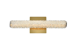 Bowen 18 Inch Adjustable Led Wall Sconce In Satin Gold (3800W18SG)