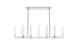 Noemi 54 Inch Adjustable Led Pendant In Chrome (1030G54C) Noemi 54 Inch Adjustable Led Pendant In Chrome (1030G54C)