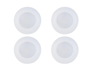 5 Inch 3000K-5000K Selectable 10W 600 Lumens Disk Light In White Pack Of 4 (R510MKDK-4PK)