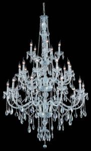 Verona 25 Light Chrome Chandelier Clear Royal Cut Crystal (7925G43C/RC)