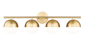 Realm Sphere 4 Light Vanity in Modern Gold (7517-4V-MGLD) Realm Sphere 4 Light Vanity in Modern Gold (7517-4V-MGLD)
