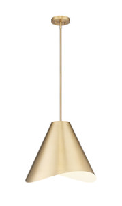 Aria 1 Light Pendant in Modern Gold (1952P18-MGLD)