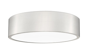 Coronado 1 Light Flush Mount in Brushed Nickel (1017F16-BN-LED)