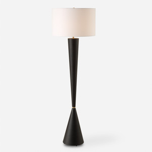 Layla Black Tapered Floor Lamp (30351)