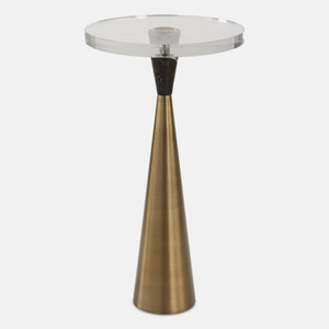 Holton Tapered Brass Accent Table (50077)