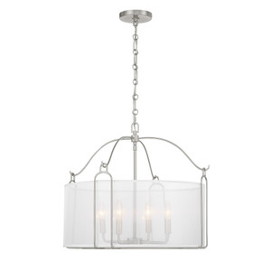 Ashlay 4-Light Pendant in Satin Nickel (7-1693-4-SN) Ashlay 4-Light Pendant in Satin Nickel (7-1693-4-SN)