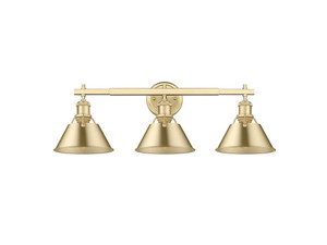 Orwell 3-Light Vanity Light in Brushed Champagne Bronze (3306-BA3 BCB-BCB) Orwell 3-Light Vanity Light in Brushed Champagne Bronze (3306-BA3 BCB-BCB)