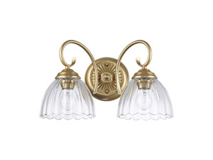Audra 2-Light Vanity Light in Brushed Champagne Bronze with Clear Glass (6952-BA2 BCB-CLR) Audra 2-Light Vanity Light in Brushed Champagne Bronze with Clear Glass (6952-BA2 BCB-CLR)