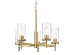 Winslett 5-Light Chandelier In Brushed Champagne Bronze (7011-5 BCB-CLR)
