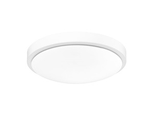 Gabi WHT Flush Mount in Matte White with Opal Shade (9128-FM13 WHT-OP)