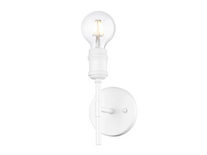 Axel WHT 1 Light Wall Sconce in Matte White (1945-1W WHT)