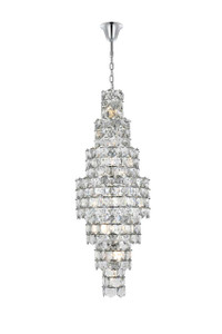 Adaline 24 Inch Chandelier In Chrome (1050SR24C)