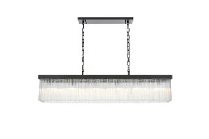 Harlow 49 Inch Chandelier In Black (1070G49BK)