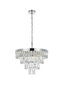 Josephine 20 Inch Round Chandelier In Chrome (1060D20C)