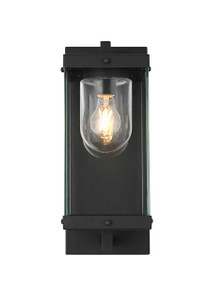 Keaton 7 Inch Outdoor Wall Sconce In Black (OD409W17BK)