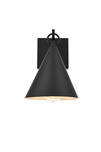 Hendrix 8 Inch Outdoor Wall Sconce In Black (OD806W11BK)