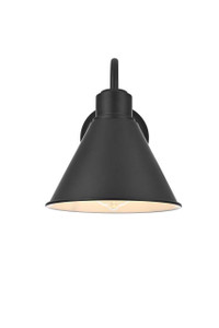 Colton 8 Inch Outdoor Wall Sconce In Black (OD803W10BK)