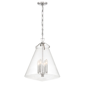 Voss 4 Light Polished Nickel Pendant (VSS-7018-PN) Voss 4 Light Polished Nickel Pendant (VSS-7018-PN)